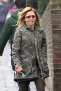 Джери Холливелл (Geri Halliwell) walking through North London, 26.02.13 (3xHQ) 68a853245004607