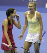 Ана Иванович и Мария Шарапова - exhibition tennis match in Milan, Italy, 01.12.12 (27xHQ) 6c811c247602428