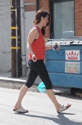 Robin Tunney - at the gym in LA 8/6/13.