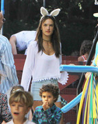 Alessandra Ambrosio - Easter party in Brentwood 04/05/15