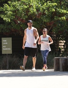 Lea Michele - Hiking at TreePeople in Beverly Hills 04/18/2015