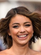 [MQ] Sarah Hyland - on the set of Extra in LA 04/20/15