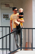 Josh Duhamel - Out for breakfast with his son in LA 05/23/2015