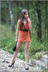 TeenModeling.TV TMTV Sarah - Multi Colored Mini